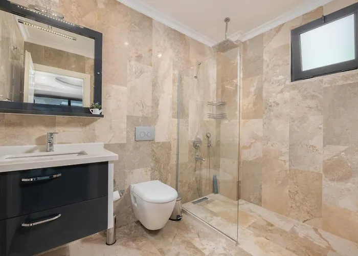 Uezuemlue 2 Bedroom Secluded With Heated Pool Private Pool Hot Tub Kalkan